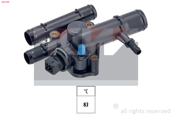 Termostat chladenia KW